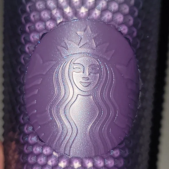 Starbucks Periwinkle 2024 Gradient Bling Winter Ombré Studded Soft Touch - Picture 5 of 8